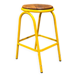 Old high workshop stool