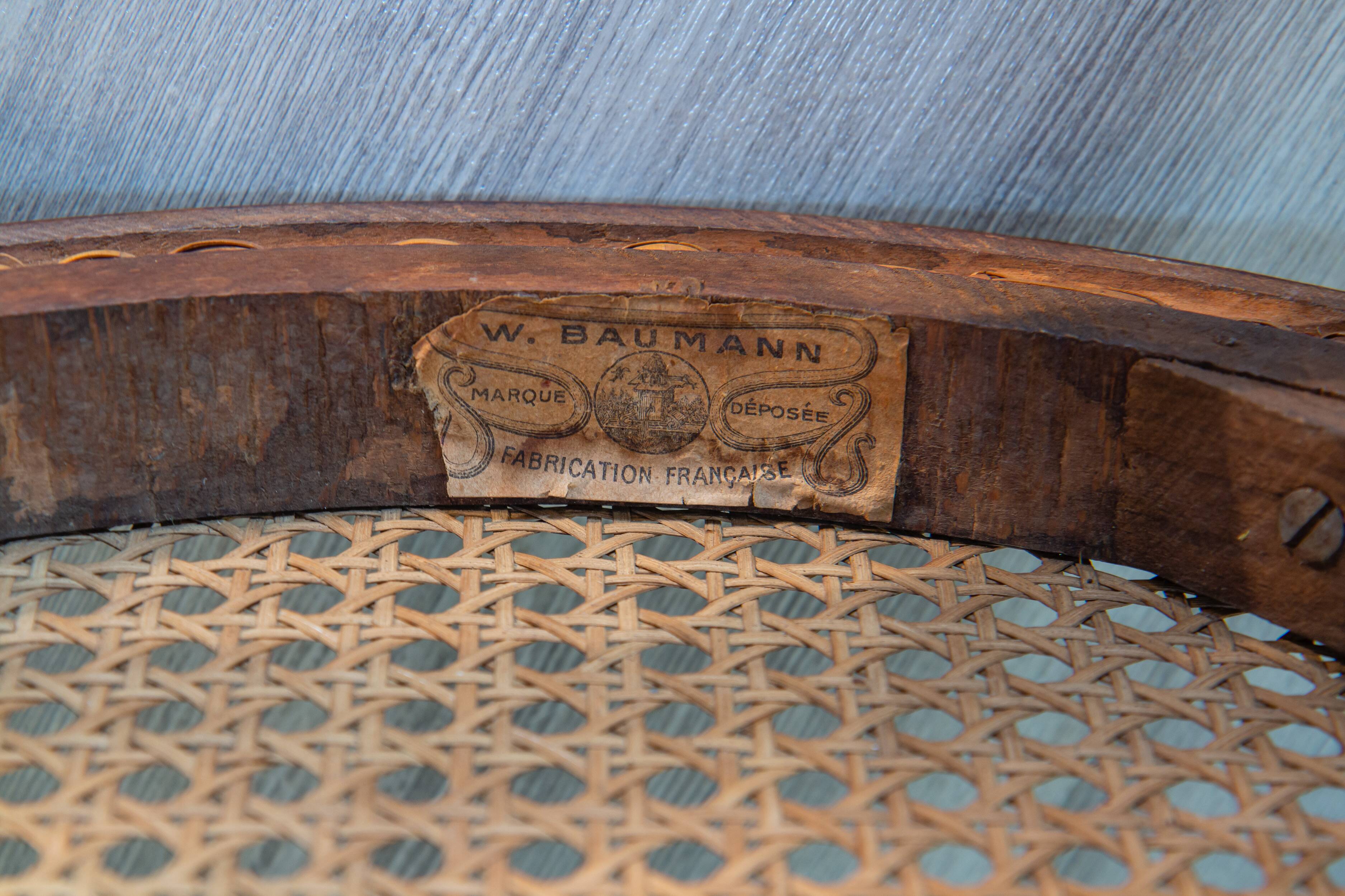 B9/209 armchair called "Le Corbusier", Baumann edition early 20th century