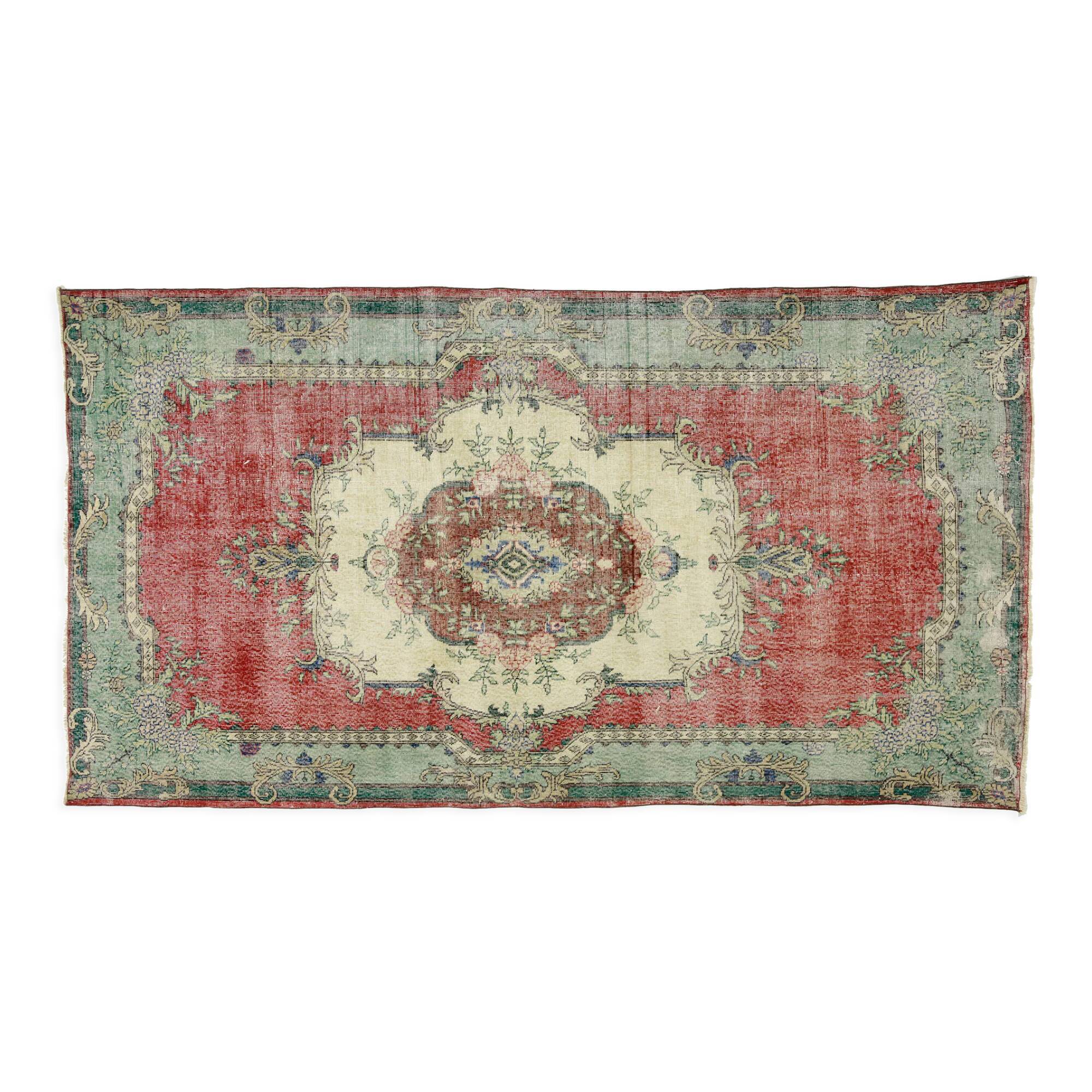 Anatolian handmade vintage rug 313 cm x 168 cm