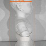 Children's bust in biscuit of limoges – early twentieth century