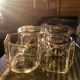 Set of four vintage “Yalacta” Pyrex pots