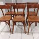 Suite de 6 chaises de Bistrot Baumann vintage 1960