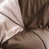 Patate modular sofa in original light brown leather, Airborne France 1970s
