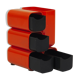 Pot à crayon en plastique