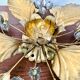 Floral Hollywood Regency Wall or Ceiling Lamp by Hans Kögl