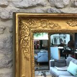 Mirror period restoration gilded with gold leaf, 93,5x80cm