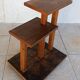 Vintage walnut burl stool