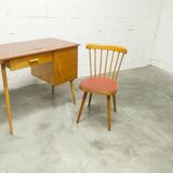 Baumann desk and chair set 1960 compass legs