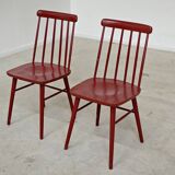 Paire de chaises style scandinave Stol Kamnik, ex Yougoslavie