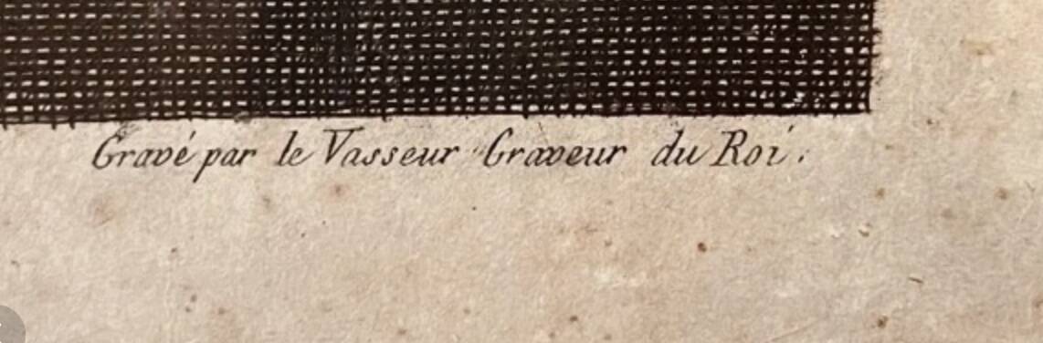 Engraving by Jean-Charles Levasseur (1734-1816), engraver to the King.