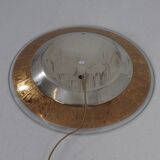 Decorative wall mirror with lighting by M. Furgeri, Italy, 1960s