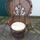 Armchair emmanuelle wicker vintage rattan