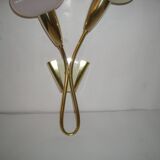 Double flower wall light from the 1950s.