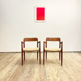 Armchairs, Niels O. Møller, J.L. Moller, Model 56, Set of 2,Denmark, 1950s