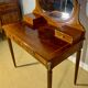 Louis XVI style dressing table in rosewood marquetry