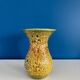 Vintage fat lava ceramic seafoam vase