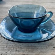 5 francais vintage/tasses à café vereco