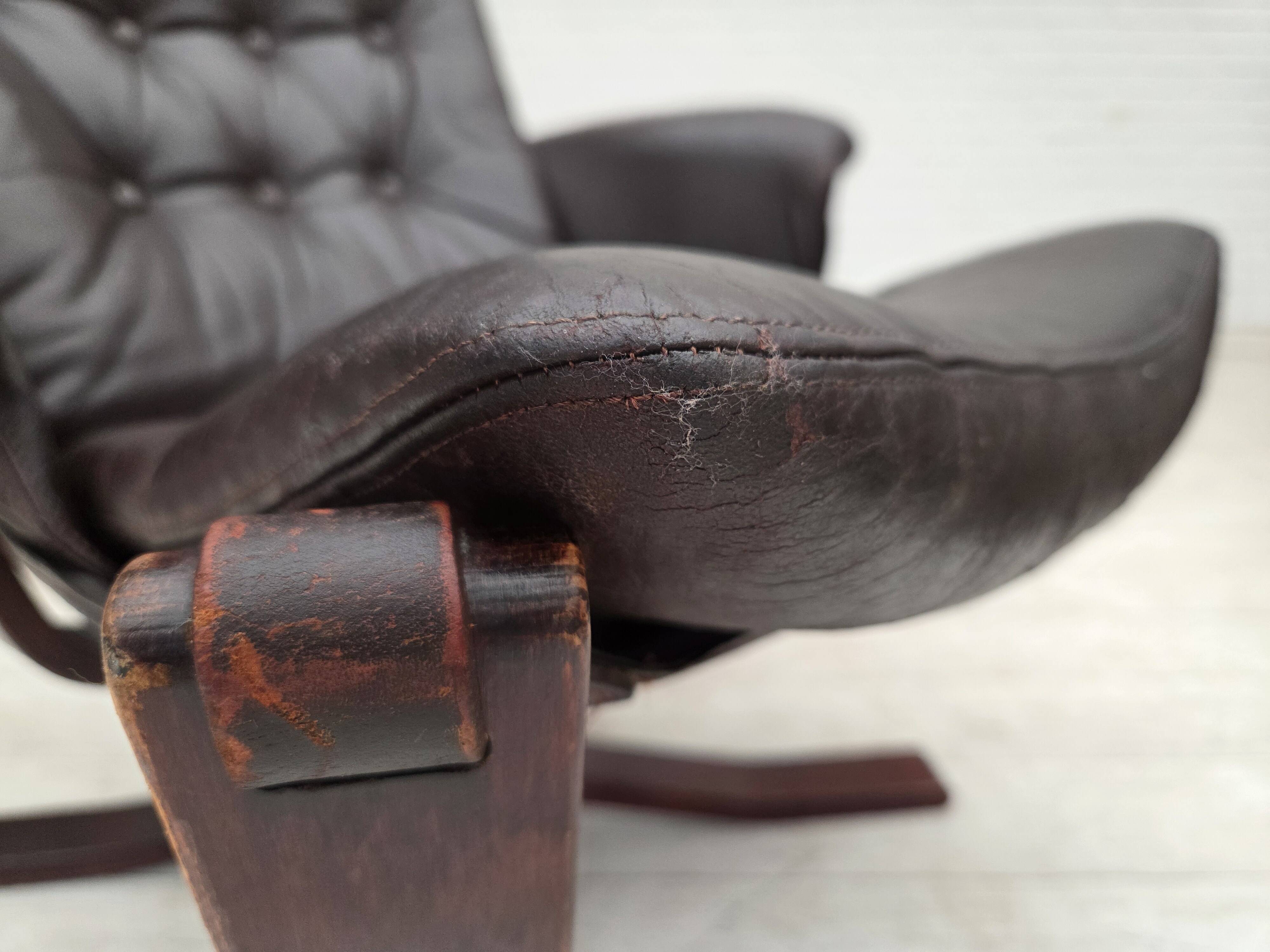 1970s, Norwegian chair by Sigurd Ressel, model "Falcon".
