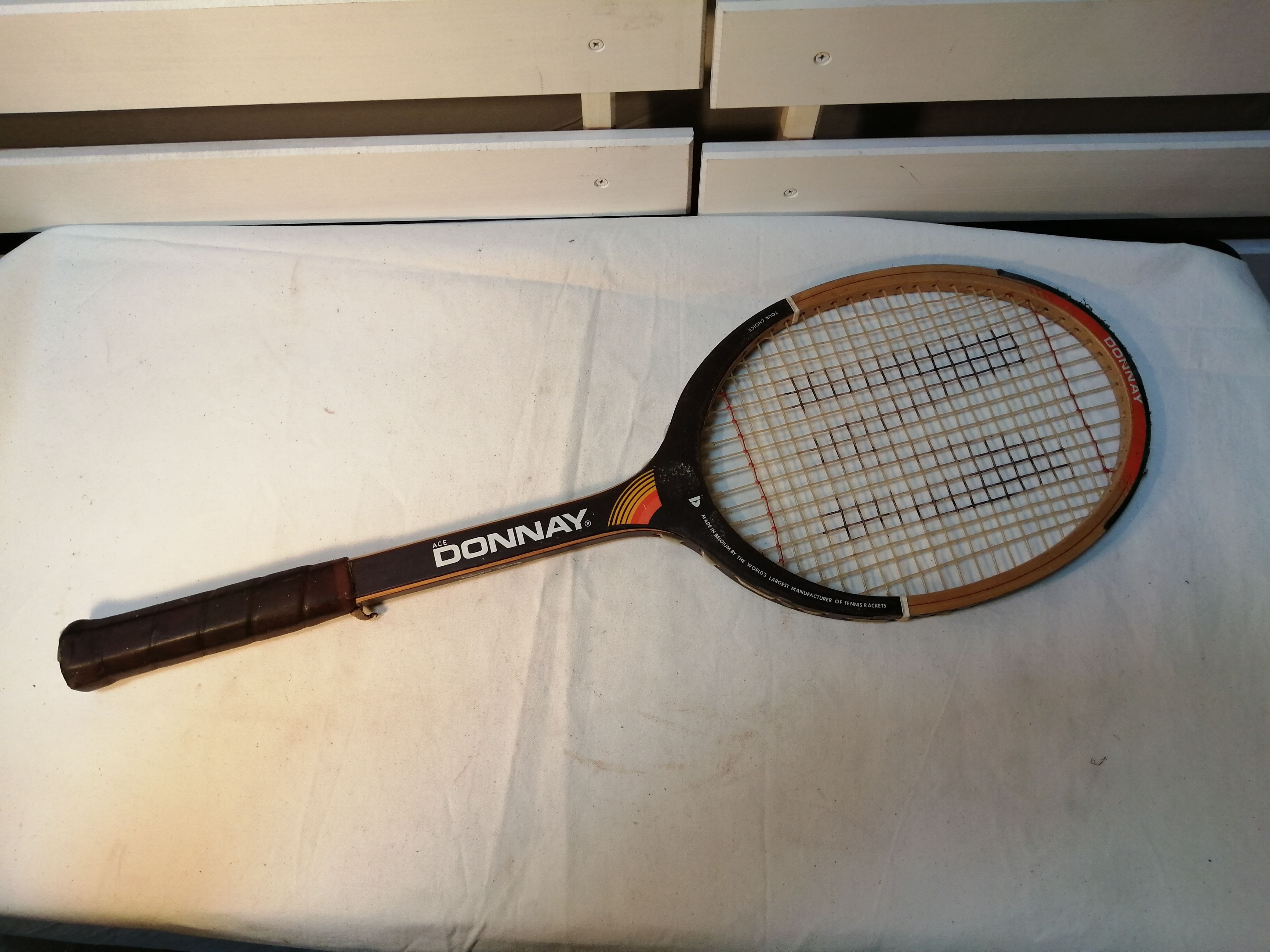Vintage tennis racket Donnay model Bjorn Borg