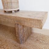 Oak deco bench