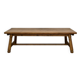 Pine dining table, 1950s.