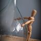 Demijohn 10L transparent round