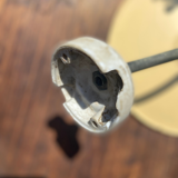 Wall lamp old enamelled tole eggshell style 1900