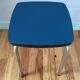 Tabouret formica bleu dur