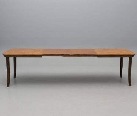 Table à manger en bois de bouleau et hêtre par Axel Einar Hjorth NK, Suède 1938