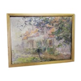Huile sur toile