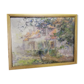 Huile sur toile