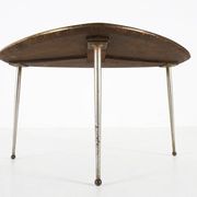 Mid-Century Modern Tripod Coffee Table with Marble Print Top, 1960s