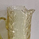Pichet en verre froissé