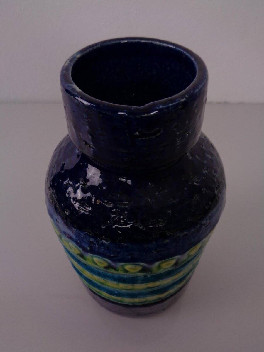 Studio ceramic vase by Aldo Londi for Bitossi, 1960s