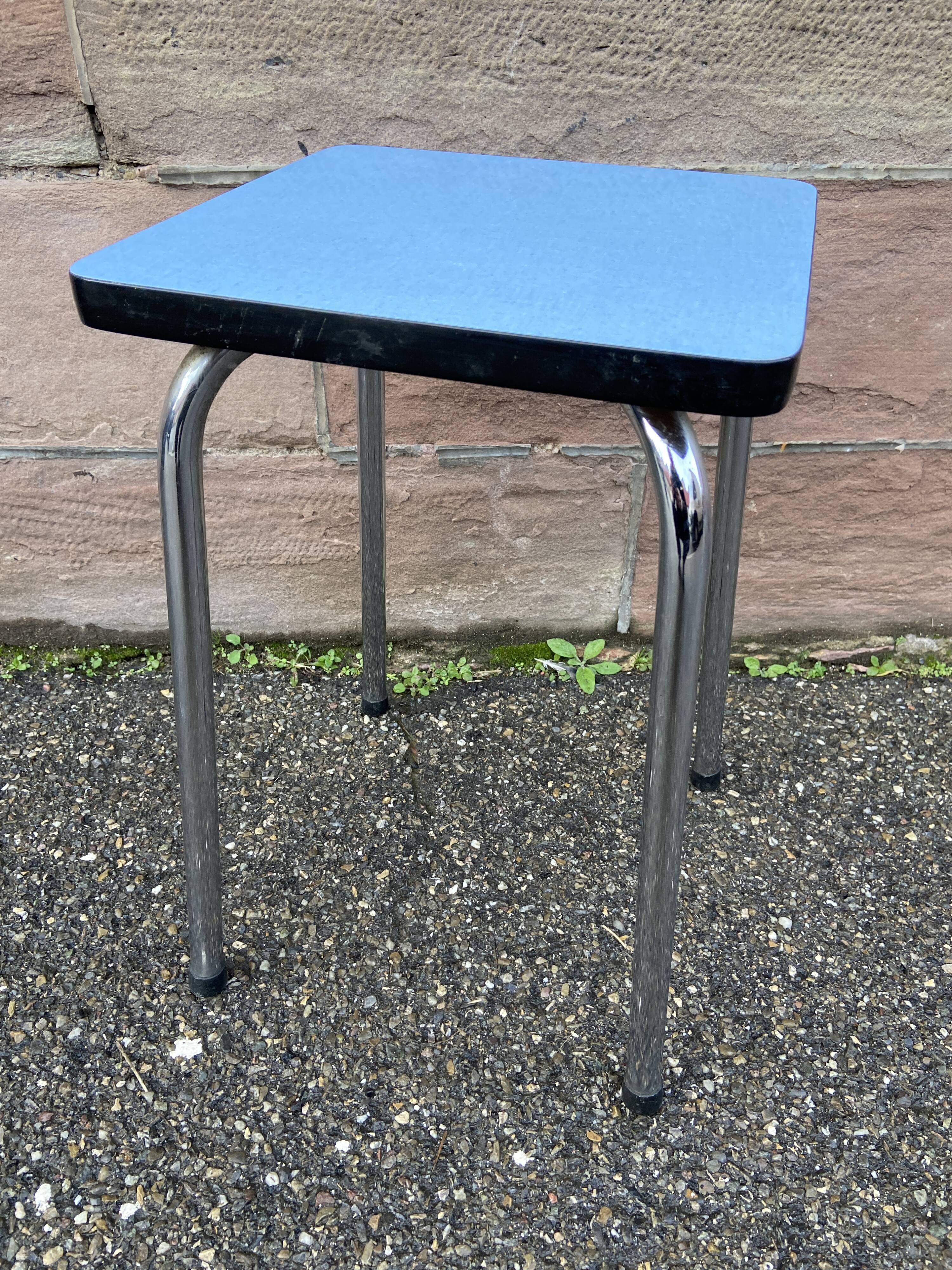 vintage formica stool