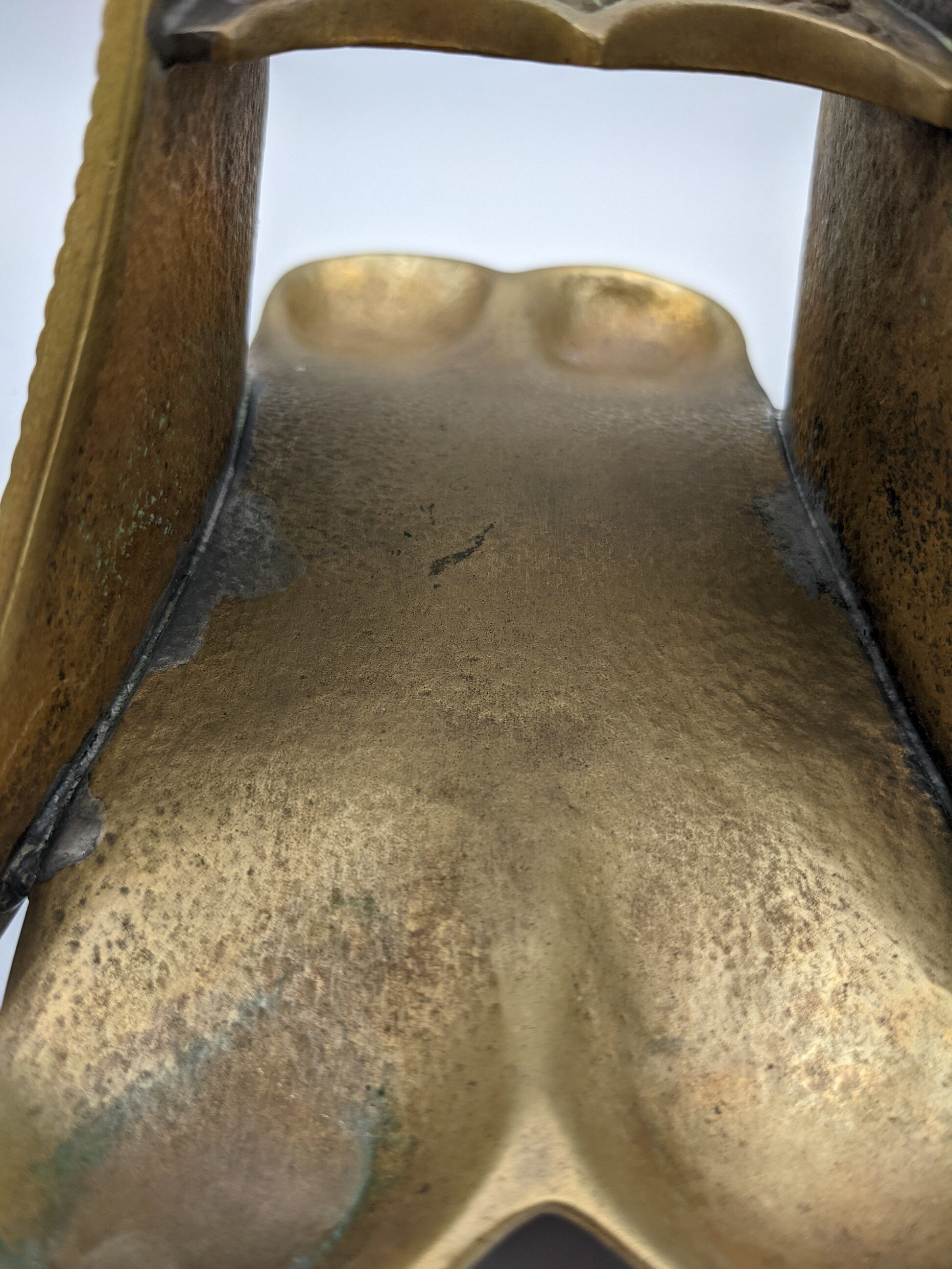 Max Le Verrier bronze pipe holder holder