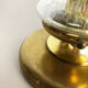 Modernist Glass and Brass Mushroom Table Light by Doria Lights, 1970s, Germany