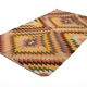 5x8 Orange & Brown Tribal Vintage Kilim Rug, 149x253Cm