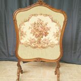 Louis XV Rocaille style firewall in walnut