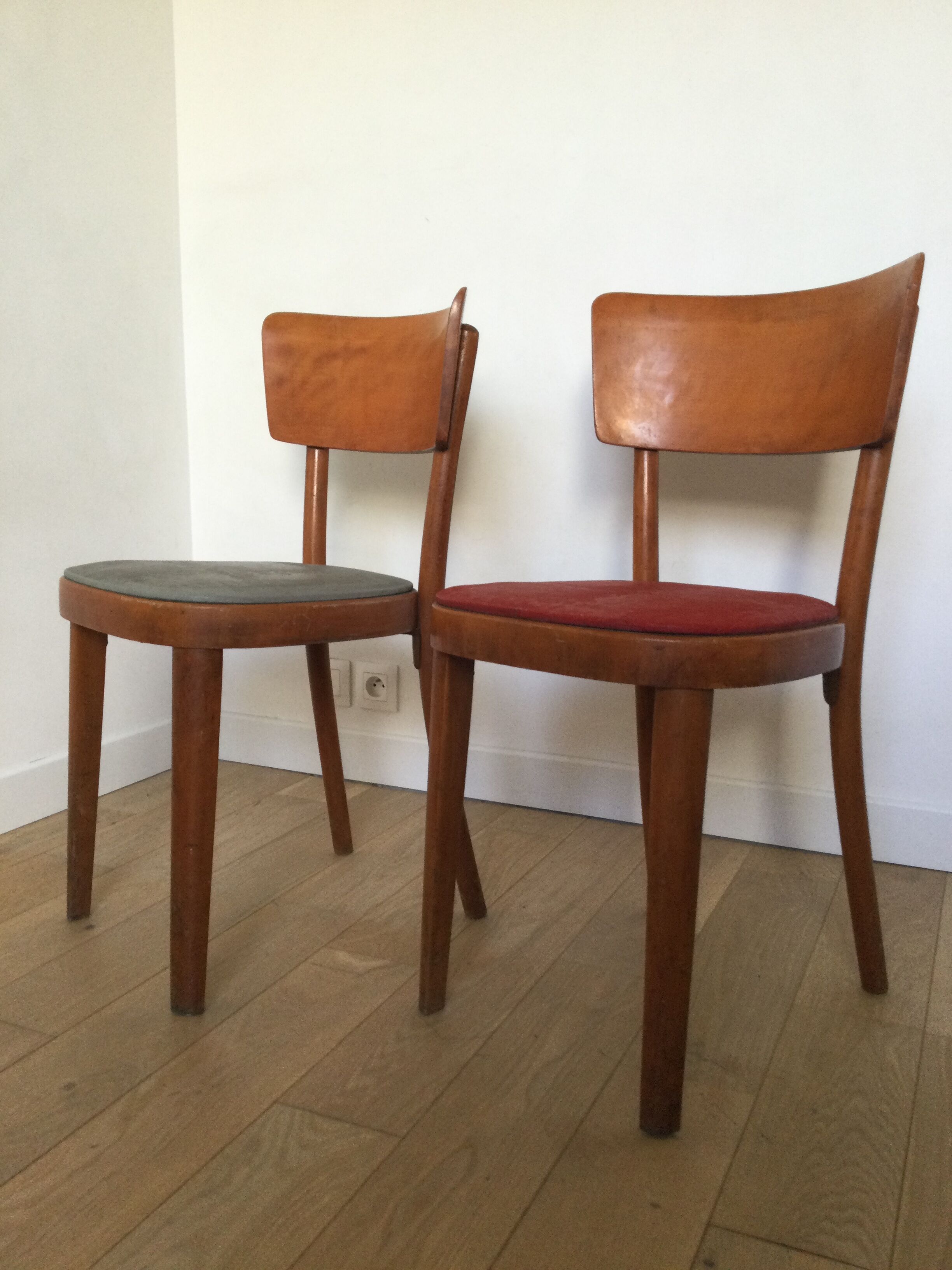 Vintage retro bistrot chairs
