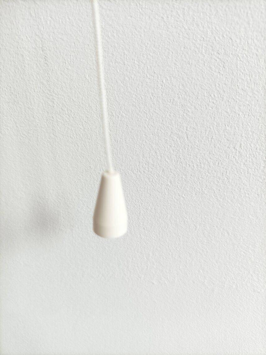 Swivelling metal wall lamp, lacquered, vintage Habitat
