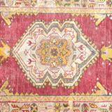 Tapis patiné orient laine fait mai 166 cm x 95 cm