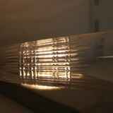 4 flutes carved Crystal Baccarat