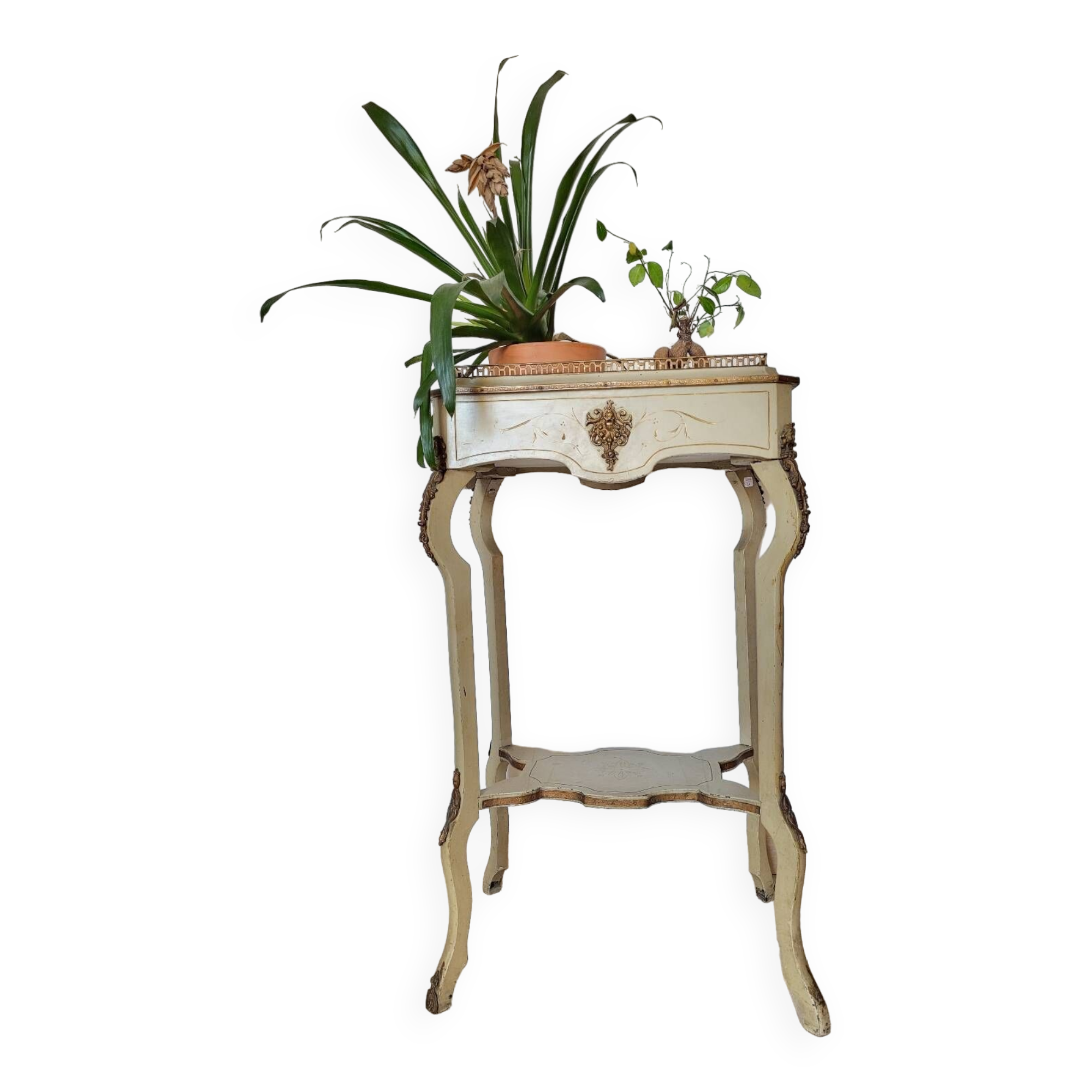 19th century lacquered wood work table