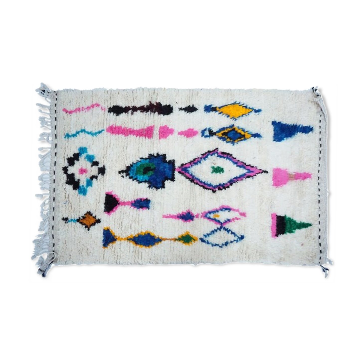 Tapis Azilal - Tapis berbère coloré fait-main au Maroc 150x95cm