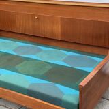 Day bed scandinave en teck 1950/60