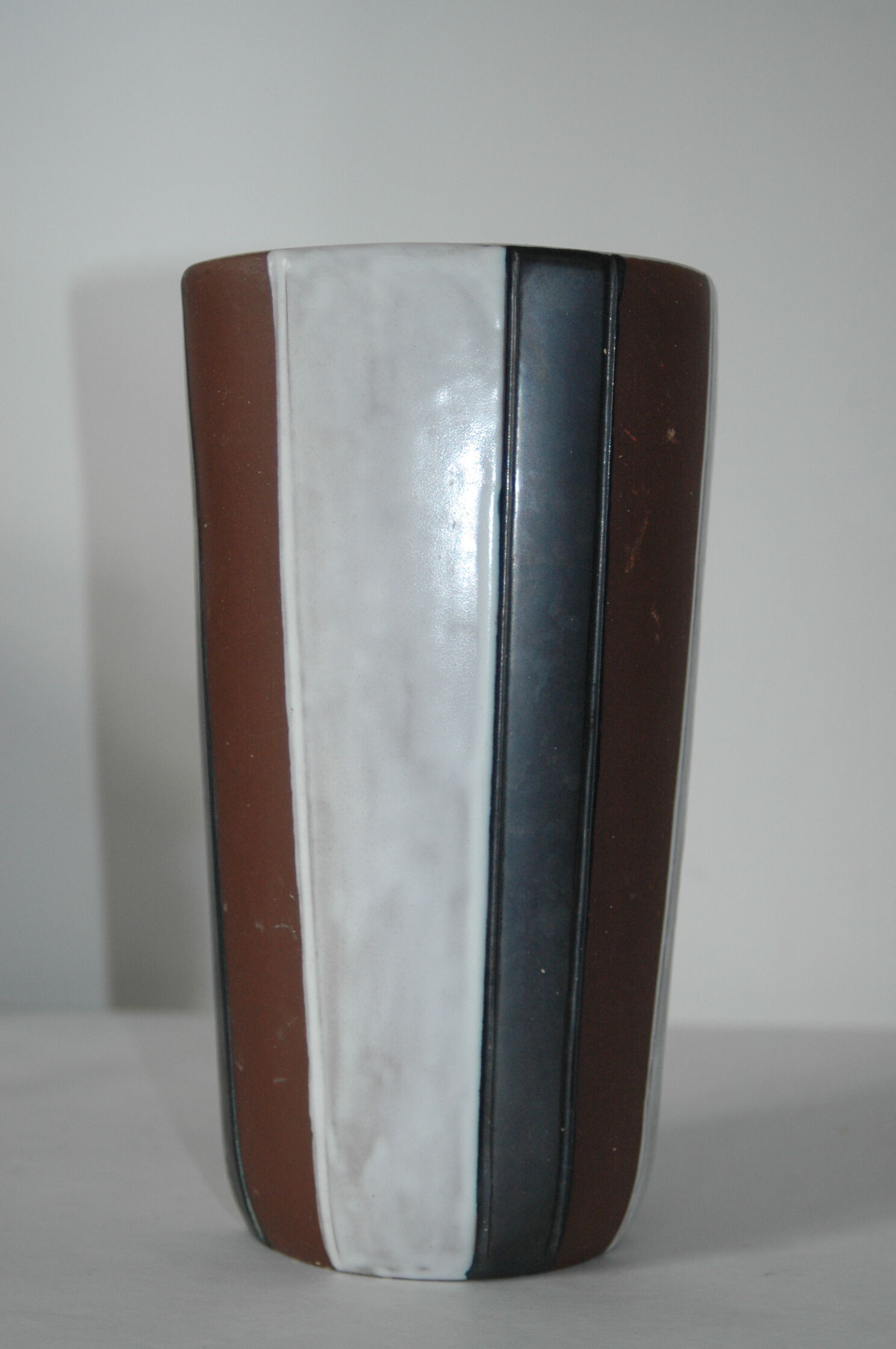 vase in sandstone by Elchinger, ceramic around 1960