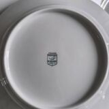 Set of 10 porcelain flat plates