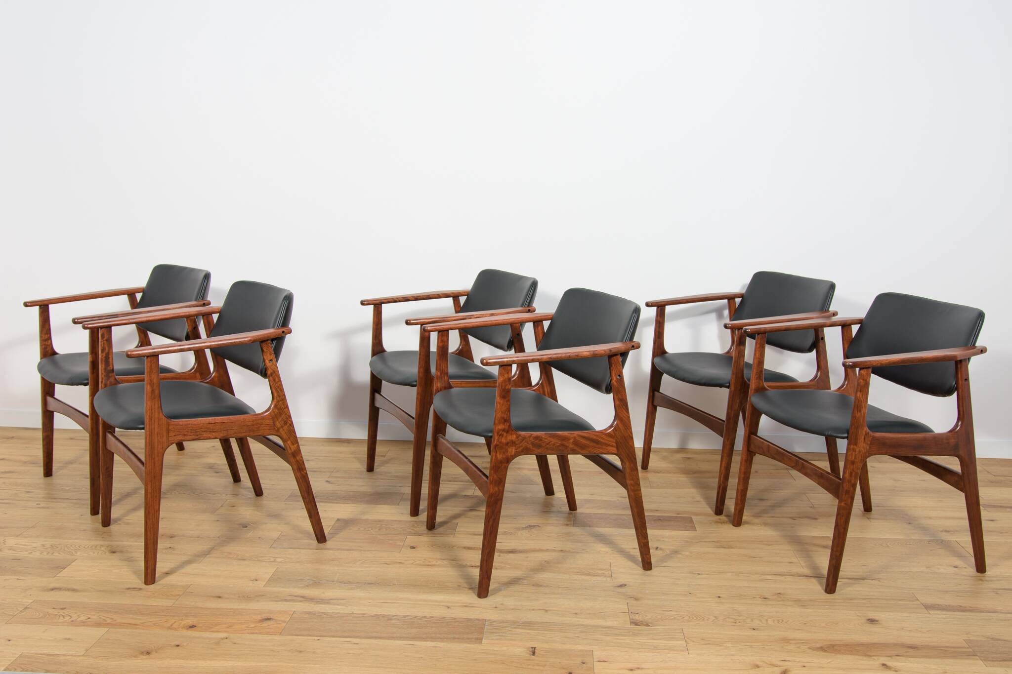 Mid Century Armchairs by Arne Vodder, 1960s, Set of 6