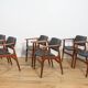 Mid Century Armchairs by Arne Vodder, 1960s, Set of 6